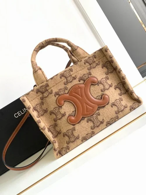 Celine Original Large Tote Bag Authentic Triomphe Canvas Luxury