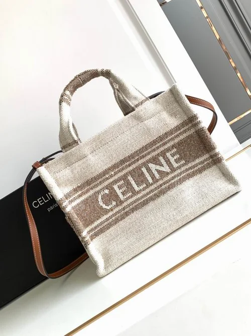 Celine Original Large Tote Bag Authentic Triomphe Canvas Luxury