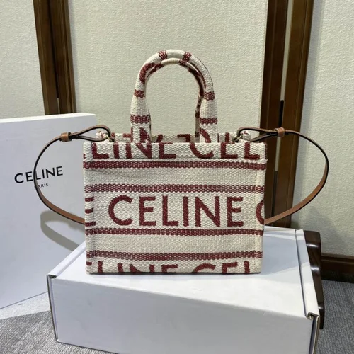Celine Original Large Tote Bag Authentic Triomphe Canvas Luxury
