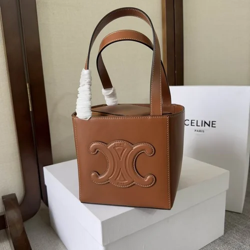 Celine Original Large Tote Bag Authentic Triomphe Canvas Luxury
