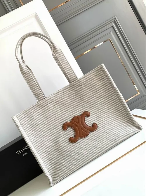 11 Celine Large Tote Bag Canvas Women Luxury Shopping Designer