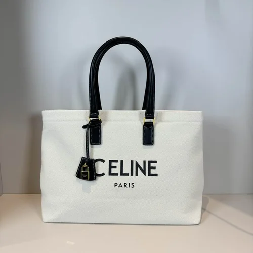 11 Celine Large Tote Bag Canvas Women Luxury Shopping Designer
