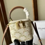 Celine Makeup Cosmetic Pouch Women Luxury Leather Designer