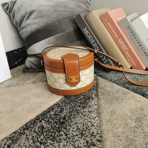 Celine Makeup Cosmetic Pouch Women Luxury Leather Designer