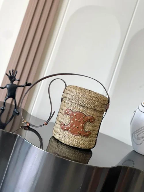 Celine Makeup Cosmetic Pouch Women Luxury Leather Designer