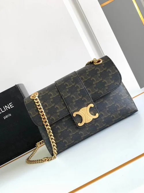 11 Celine Large Shoulder Bag Women Luxury Smooth Leather Designer