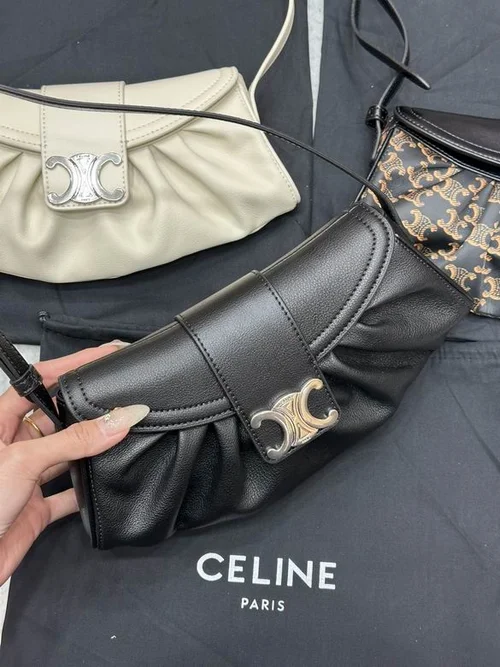 11 Celine Large Shoulder Bag Women Luxury Smooth Leather Designer