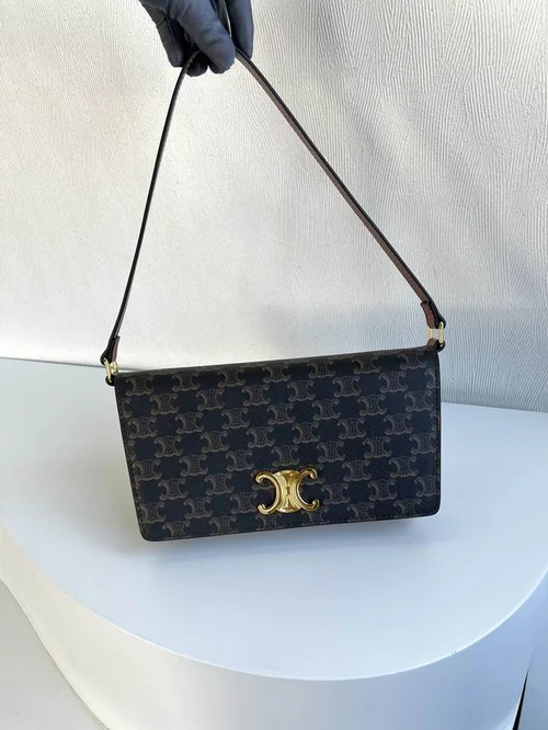 11 Celine Large Shoulder Bag Women Luxury Smooth Leather Designer