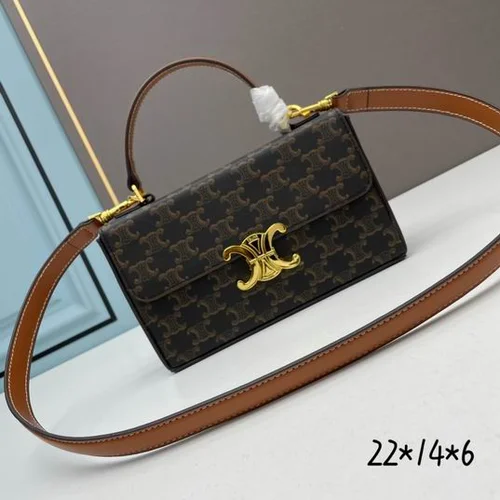 11 Celine Large Shoulder Bag Women Luxury Smooth Leather Designer