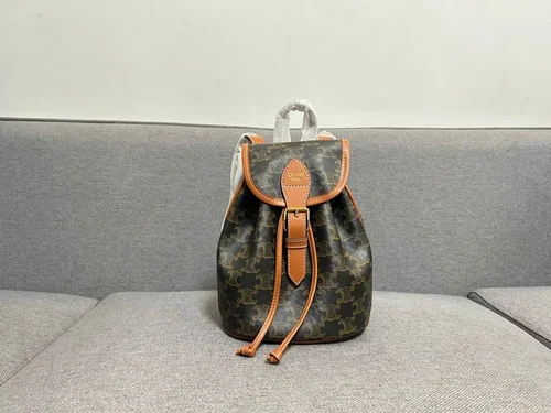 11 Celine Shoulder Bag Medium Triomphe Women Luxury Canvas