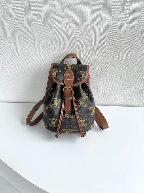 11 Celine Shoulder Bag Medium Triomphe Women Luxury Canvas