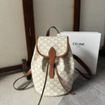 Celine Original Backpack Women Men Luxury Triomphe Canvas