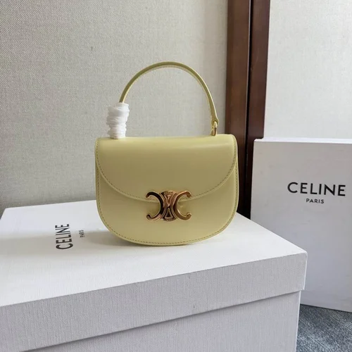 Celine Original Women's Handbag Authentic Triomphe Canvas Luxury