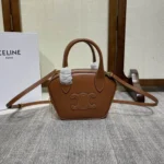 Celine Original Women's Handbag Authentic Triomphe Canvas Luxury