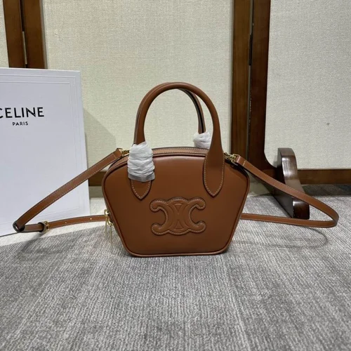 Celine Original Women's Handbag Authentic Triomphe Canvas Luxury