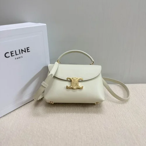 Celine Original Women's Handbag Authentic Triomphe Canvas Luxury