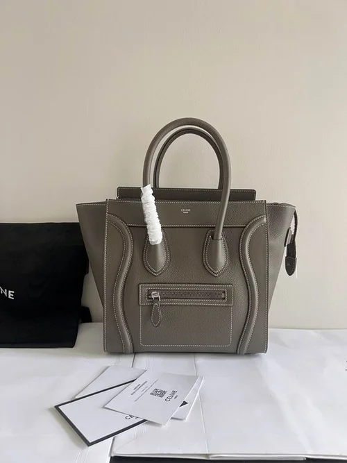 Celine Original Women's Handbag Authentic Triomphe Canvas Luxury