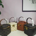 Celine Makeup Cosmetic Pouch Women Luxury Leather Designer