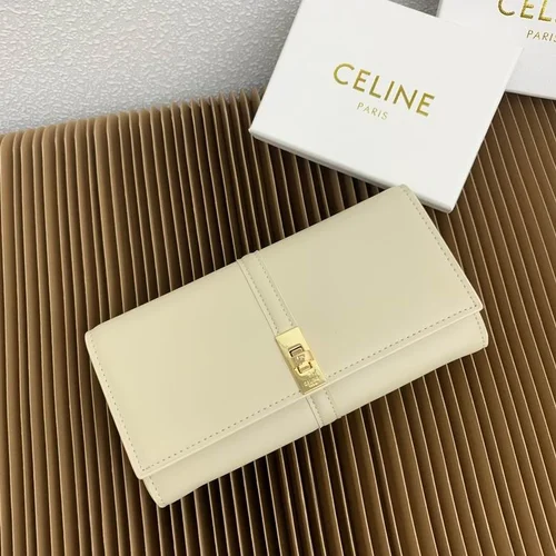 11 Celine Women's Wallet Luxury Leather Triomphe Designer