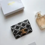 11 Celine Women's Wallet Luxury Leather Triomphe Designer