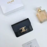 11 Celine Women's Wallet Luxury Leather Triomphe Designer