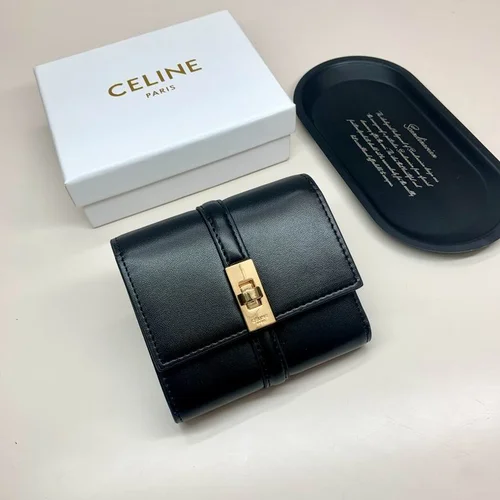 11 Celine Women's Wallet Luxury Leather Triomphe Designer