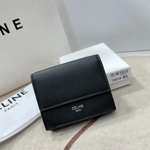 11 Celine Women's Wallet Luxury Leather Triomphe Designer