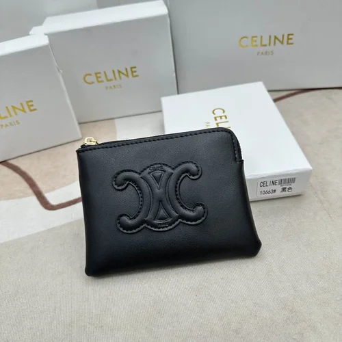 11 Celine Women's Wallet Luxury Leather Triomphe Designer