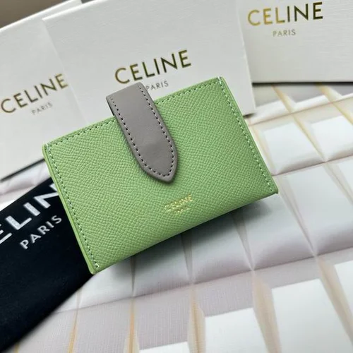 11 Celine Women's Wallet Luxury Leather Triomphe Designer