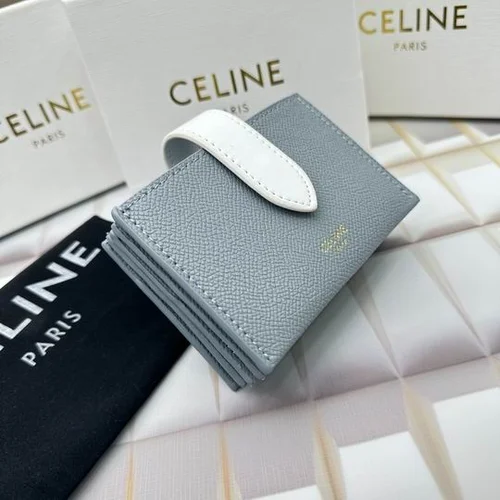 11 Celine Women's Wallet Luxury Leather Triomphe Designer