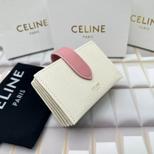 11 Celine Women's Wallet Luxury Leather Triomphe Designer