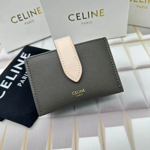 11 Celine Women's Wallet Luxury Leather Triomphe Designer