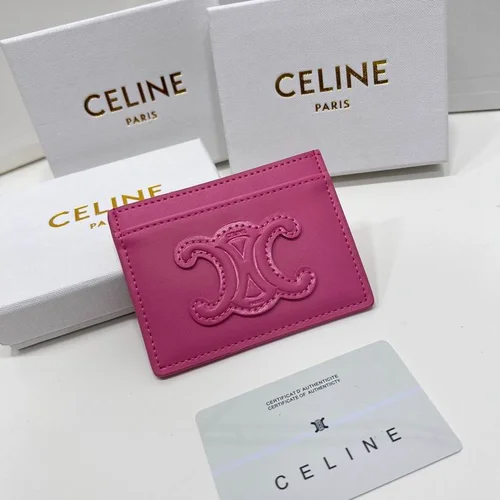 11 Celine Women's Wallet Luxury Leather Triomphe Designer