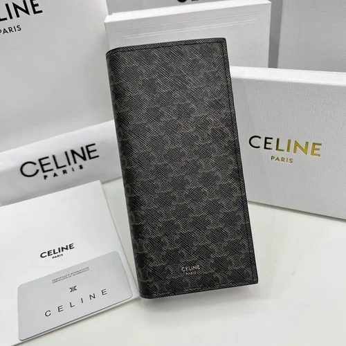 11 Celine Women's Wallet Luxury Leather Triomphe Designer