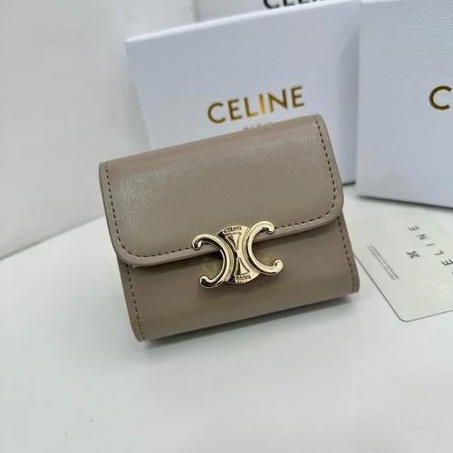11 Celine Women's Wallet Luxury Leather Triomphe Designer