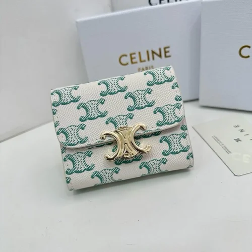 11 Celine Women's Wallet Luxury Leather Triomphe Designer