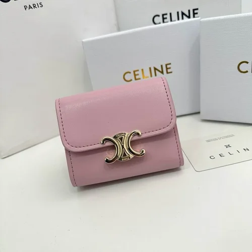 11 Celine Women's Wallet Luxury Leather Triomphe Designer