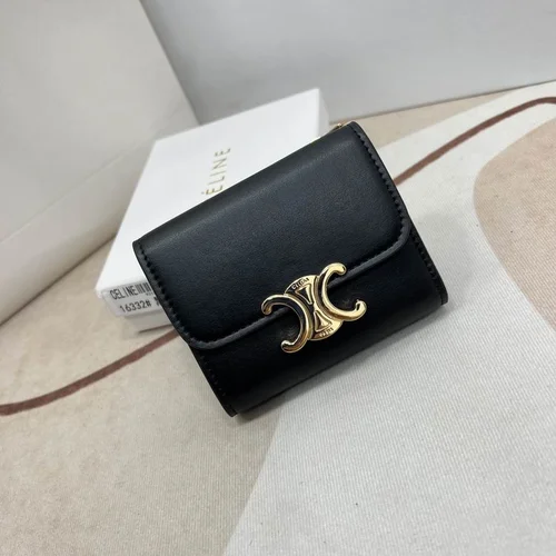 11 Celine Women's Wallet Luxury Leather Triomphe Designer