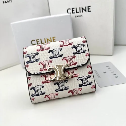 11 Celine Women's Wallet Luxury Leather Triomphe Designer