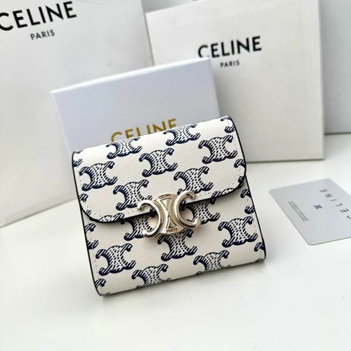 11 Celine Women's Wallet Luxury Leather Triomphe Designer