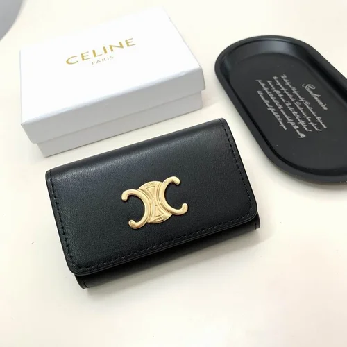11 Celine Women's Wallet Luxury Leather Triomphe Designer