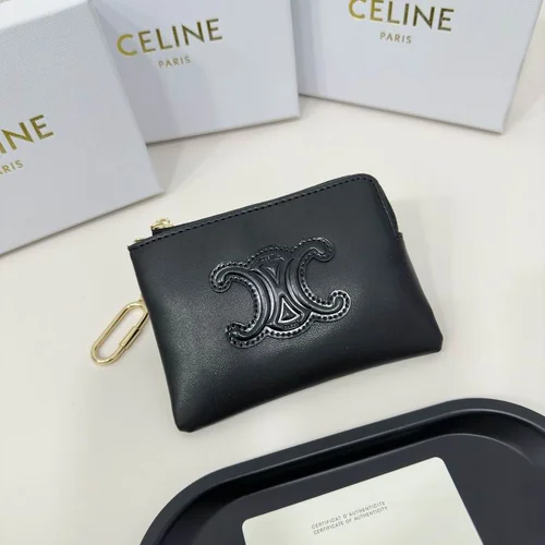 11 Celine Women's Wallet Luxury Leather Triomphe Designer