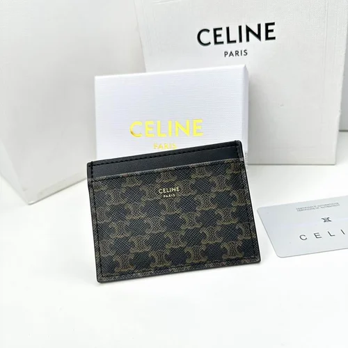 11 Celine Women's Wallet Luxury Leather Triomphe Designer