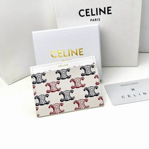 11 Celine Women's Wallet Luxury Leather Triomphe Designer