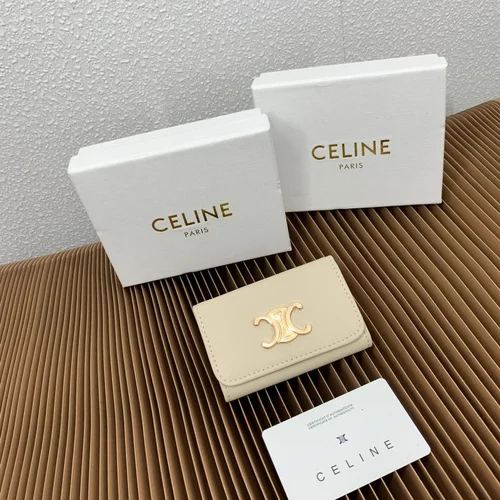 11 Celine Women's Wallet Luxury Leather Triomphe Designer