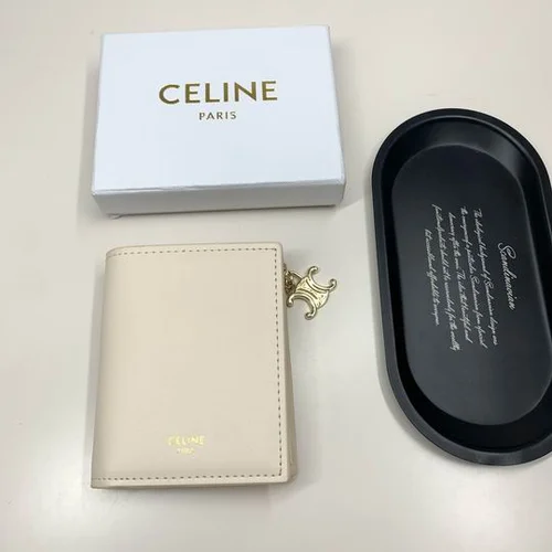 11 Celine Women's Wallet Luxury Leather Triomphe Designer