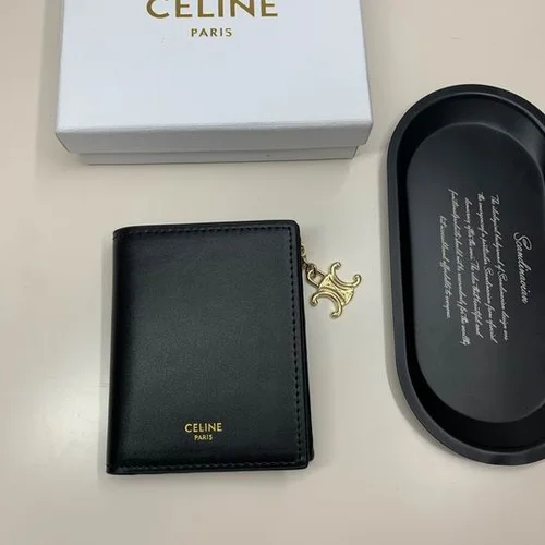 11 Celine Women's Wallet Luxury Leather Triomphe Designer