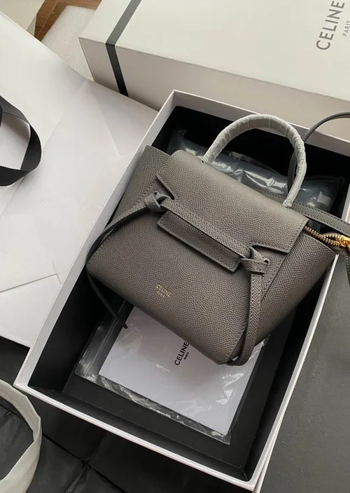 Celine Belt Pico Mini Bag Women Luxury Leather Designer