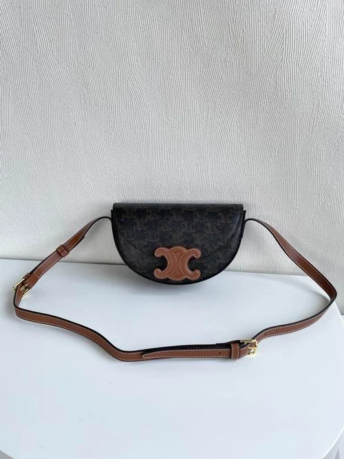 11 Celine Besace Triomphe Crossbody Bag Women Luxury Canvas