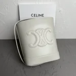 11 Celine Cuir Triomphe Bucket Bag Medium Women Luxury Canvas